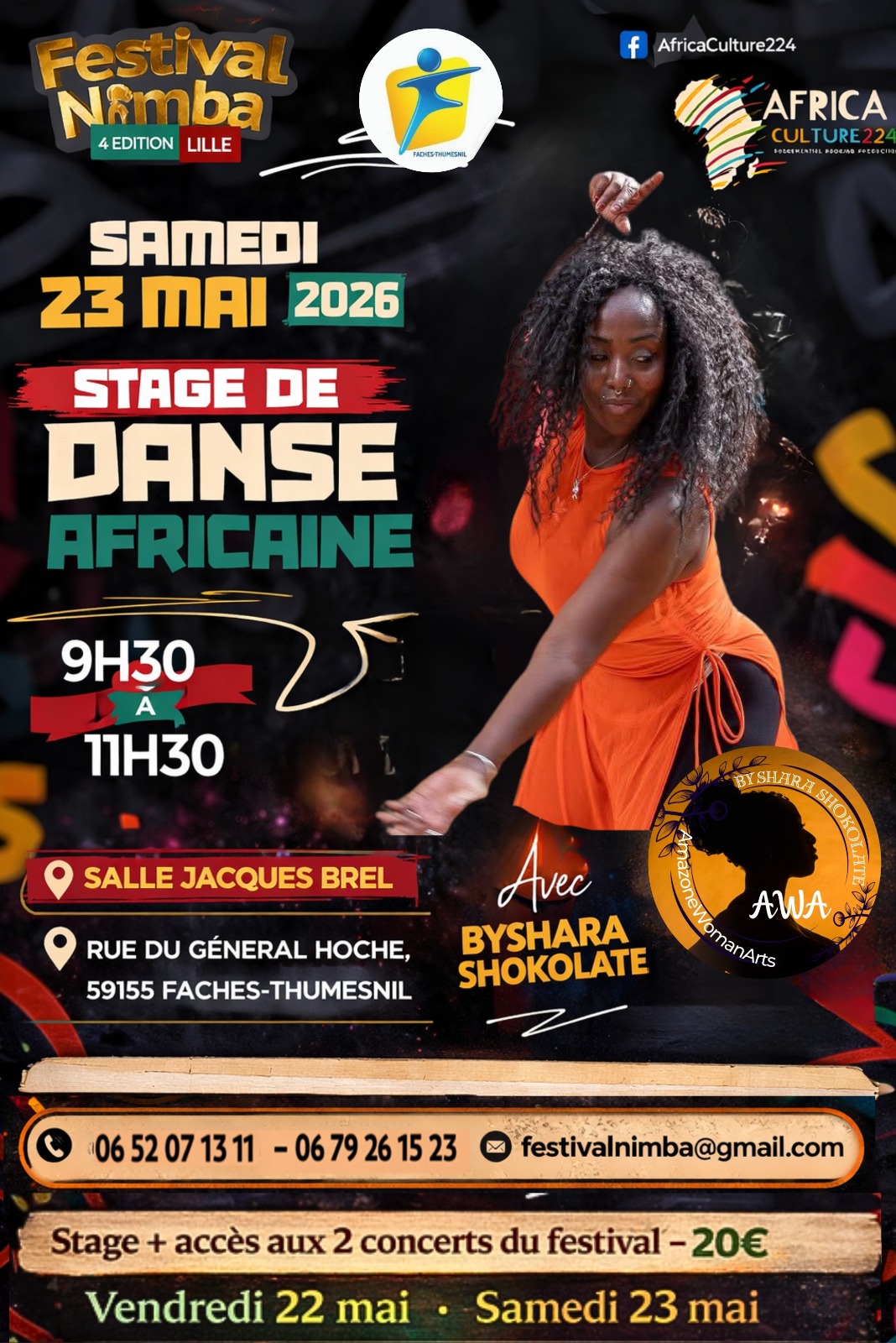 Stage de danse — Festival Nimba